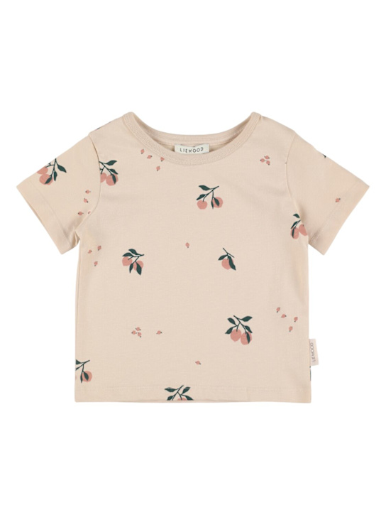 Liewood: T-shirt in jersey di cotone con stampa Fruit - Multicolore - kids-girls_0 | Luisa Via Roma