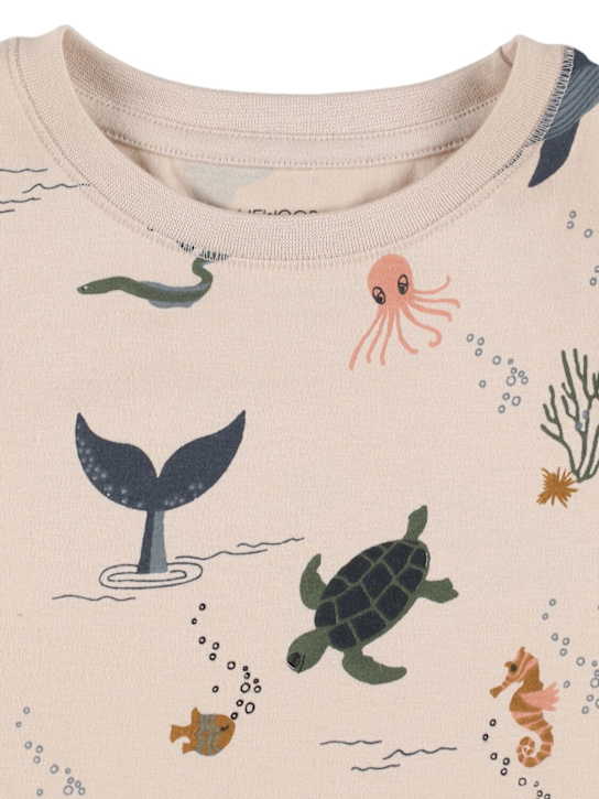 Liewood: 海柄 コットンブレンドジャージーパジャマセット - kids-boys_1 | Luisa Via Roma