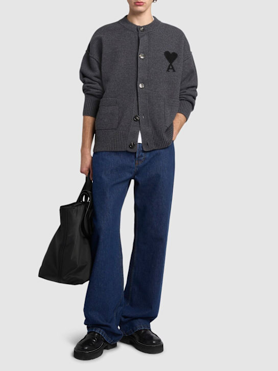 AMI Paris: Cardigan aus Wollstrick „ADC“ - men_1 | Luisa Via Roma