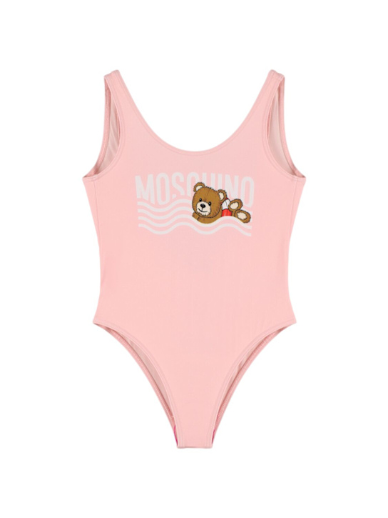 Moschino: Printed one-piece swimsuit - kids-girls_0 | Luisa Via Roma