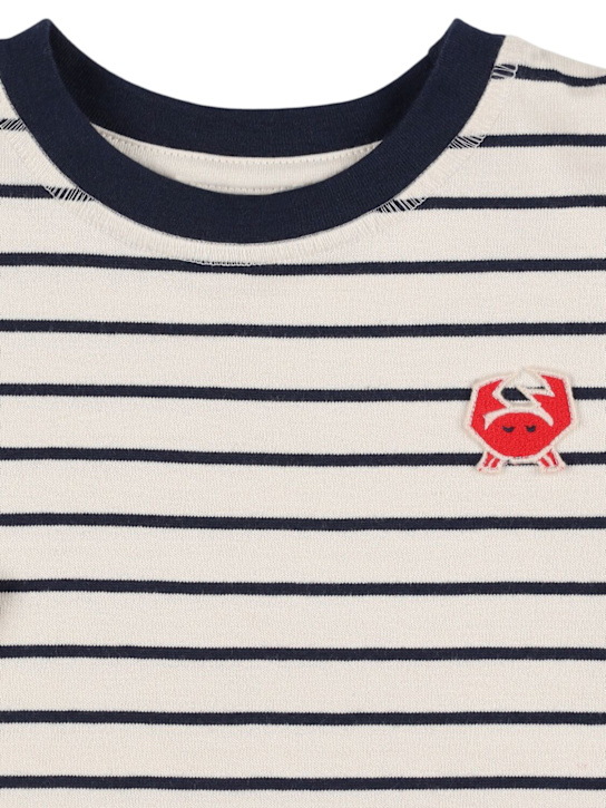 Liewood: ストライプコットン長袖Tシャツ - kids-girls_1 | Luisa Via Roma