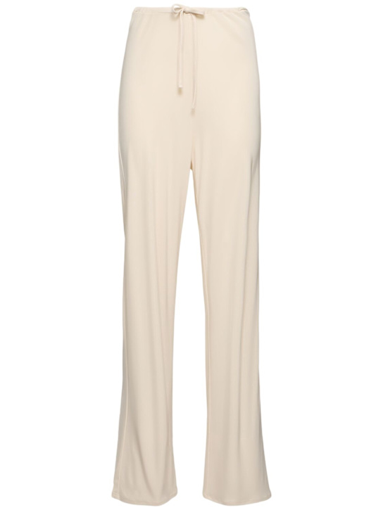 Viscose jersey loose pants - Thumbnail 1
