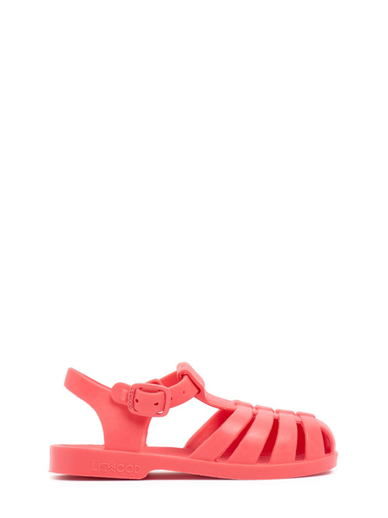 Liewood: Rubber jelly sandals - Red - kids-boys_0 | Luisa Via Roma