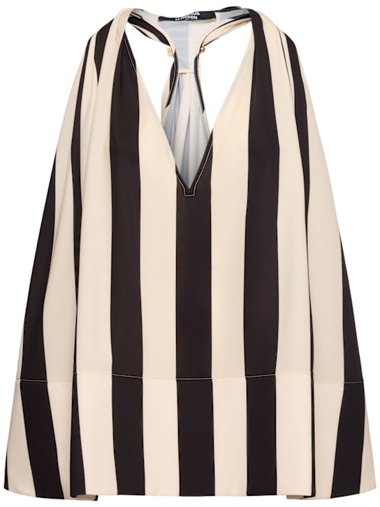 Jacquemus: Le Haut Norma ストライプトップ - women_0 | Luisa Via Roma