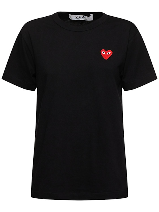 Comme des Garçons Play: コットンTシャツ - women_0 | Luisa Via Roma