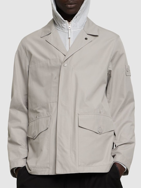 Stone Island: Ghost blazer - Dust - men_3 | Luisa Via Roma