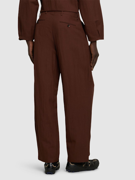 Lc23: Nylon wide pants - Brown - men_2 | Luisa Via Roma