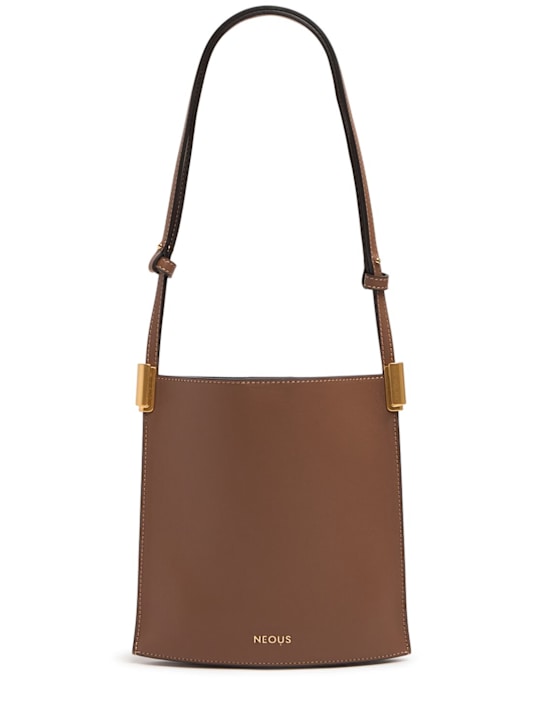 Neous: Dorado 1.0 leather shoulder bag - Dark Taupe - women_0 | Luisa Via Roma