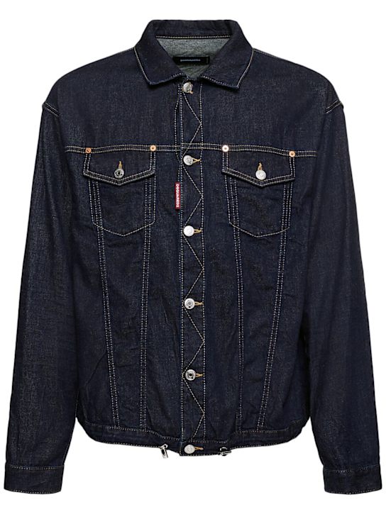 Dsquared2: Denim overshirt - men_0 | Luisa Via Roma