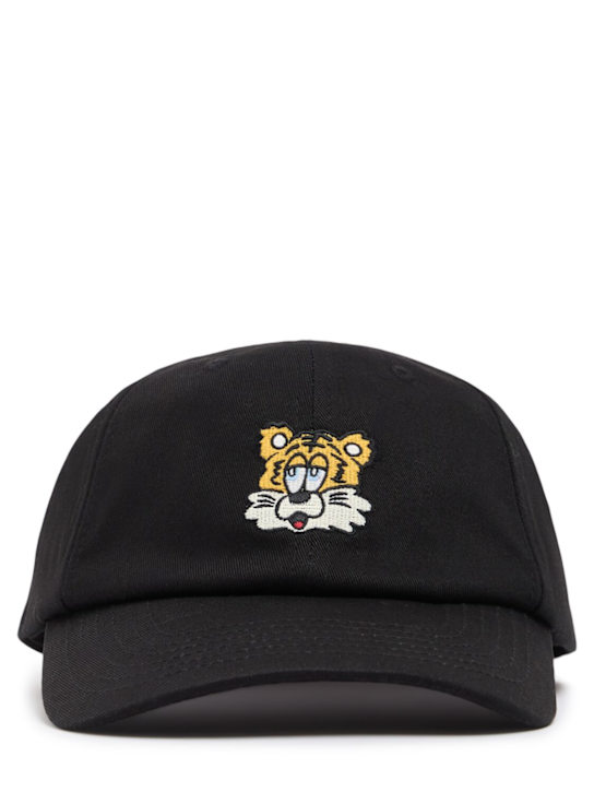 Kenzo Paris: Verdy Tiger cotton baseball cap - Black - men_0 | Luisa Via Roma