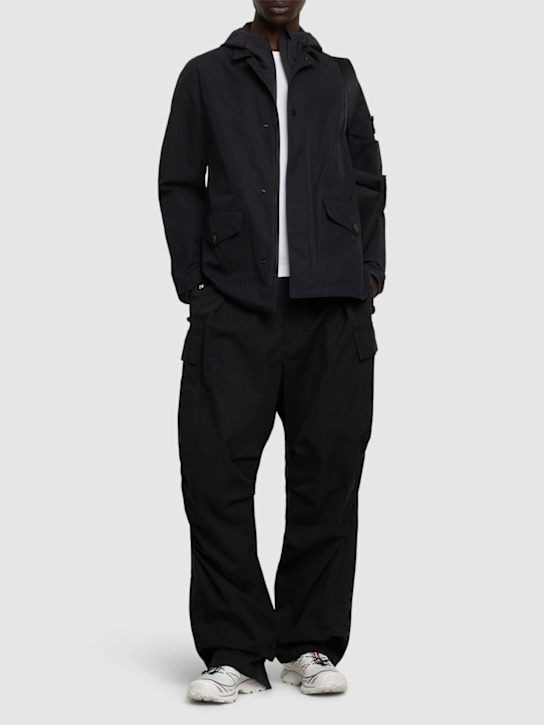 Stone Island: Ghost blazer - Black - men_1 | Luisa Via Roma