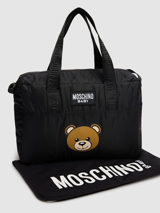 Moschino: Wickeltasche und Unterlage aus Nylon - kids-girls_1 | Luisa Via Roma