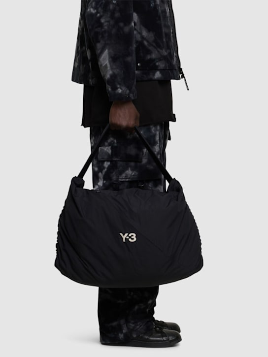 Y-3: Y-3 bag - Black - men_1 | Luisa Via Roma