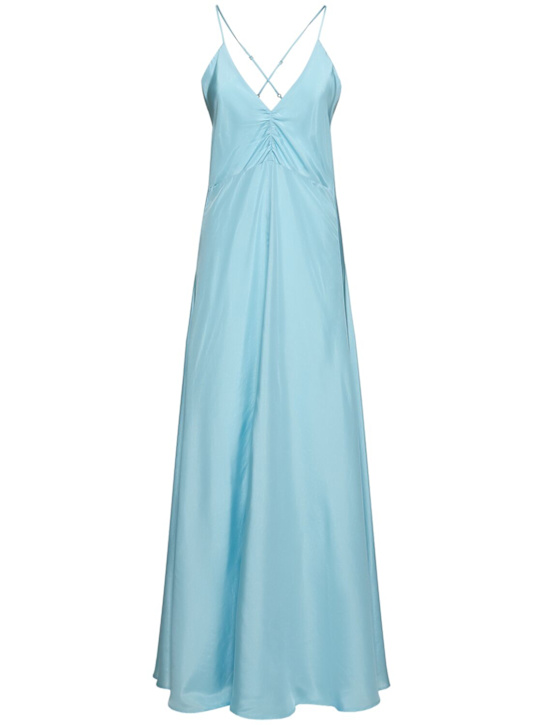 Forte_forte: ハボタイシルク スリップドレス - women_0 | Luisa Via Roma