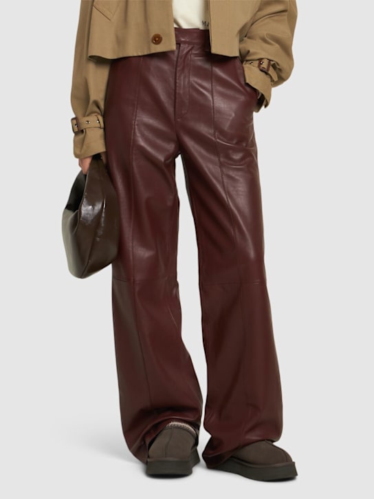 Ugg: 44mm Tazz shearling platform loafers - women_1 | Luisa Via Roma