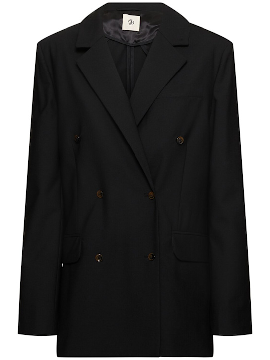 The Garment: Noah wool blend blazer - Black - women_0 | Luisa Via Roma