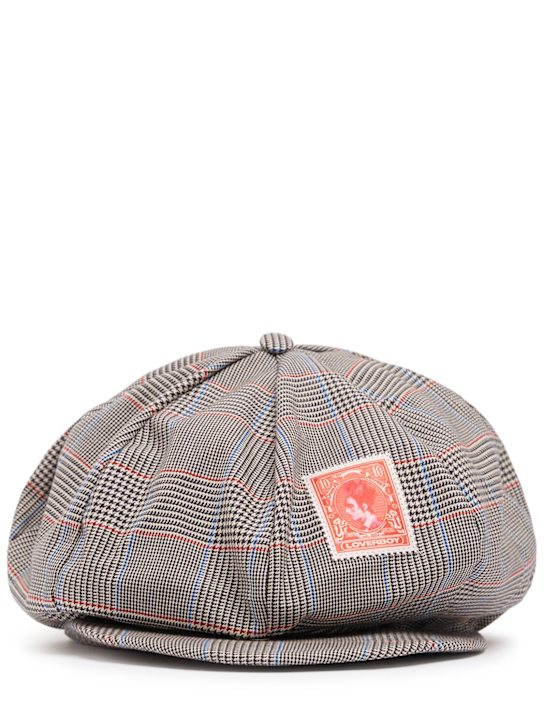 Charles Jeffrey LOVERBOY: Cappello Baker Boy - Wales Check - men_0 | Luisa Via Roma