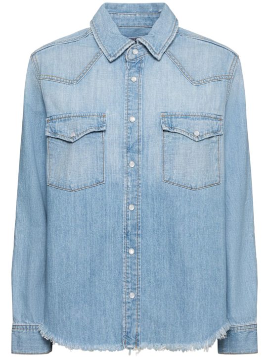 RE/DONE: コットンデニムシャツ - women_0 | Luisa Via Roma