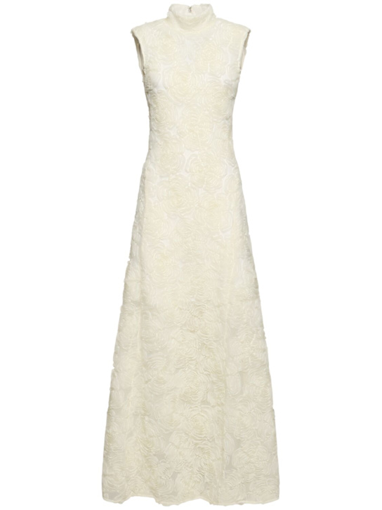 Rotate: Flower mesh maxi dress - women_0 | Luisa Via Roma