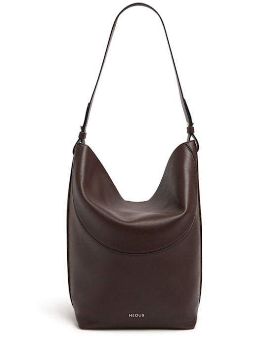 Neous: Medium Pavo leather tote bag - Dark Chocolate - women_0 | Luisa Via Roma