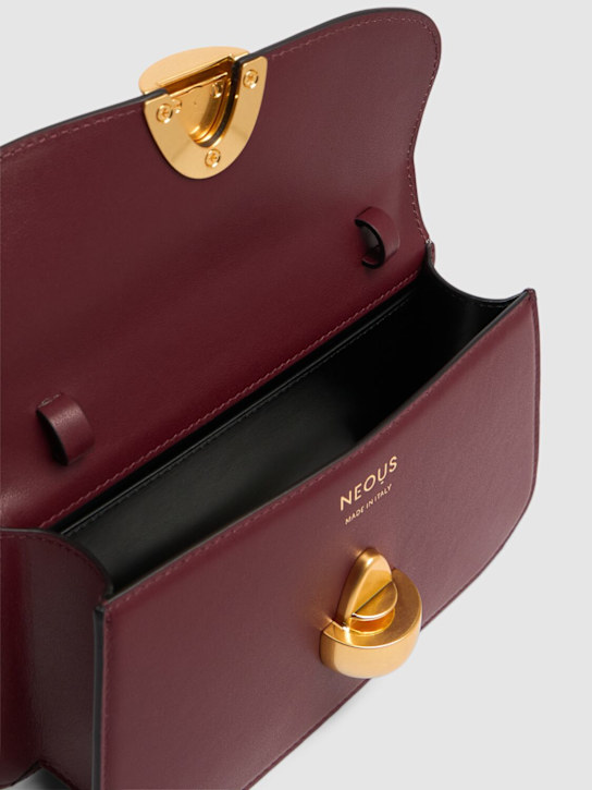 Neous: Phoenix 1.0 leather top handle bag - Burgundy - women_6 | Luisa Via Roma