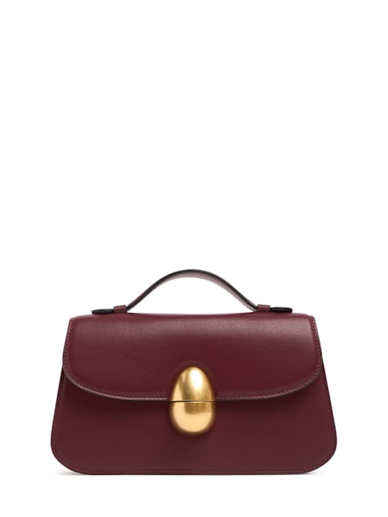 Neous: Phoenix 1.0 leather top handle bag - Burgundy - women_0 | Luisa Via Roma