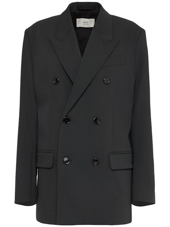 AMI Paris: Tailoring double breasted blazer - women_0 | Luisa Via Roma