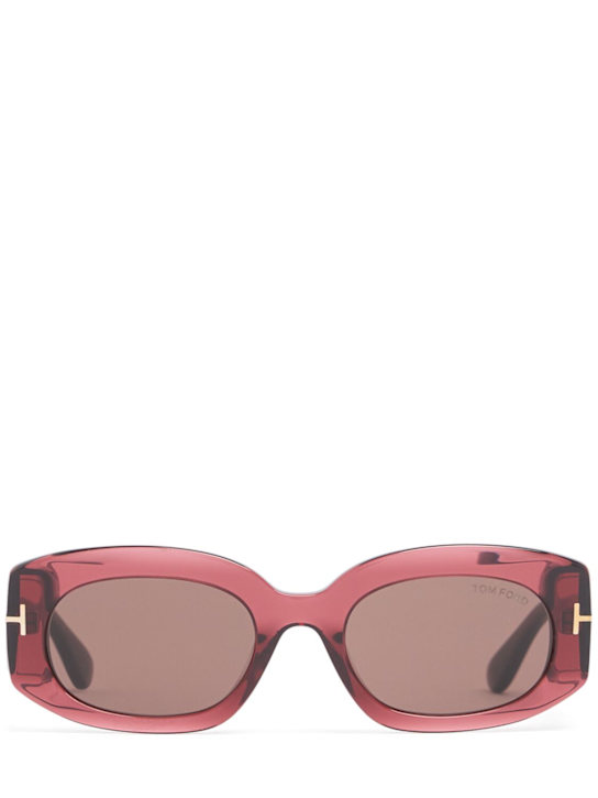 Tom Ford: Cielle squared acetate sunglasses - men_0 | Luisa Via Roma