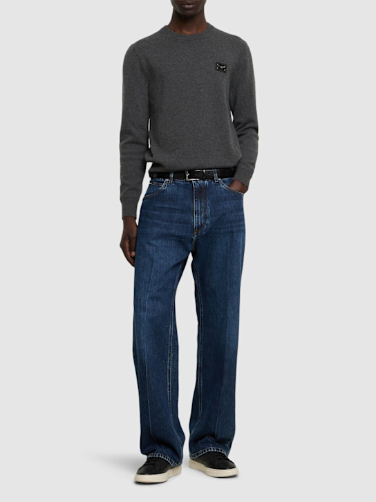 Dolce&Gabbana: 宽松牛仔裤 - Variante Abbina - men_1 | Luisa Via Roma