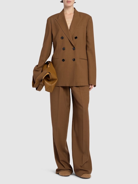 AMI Paris: Tailoring double breasted blazer - women_1 | Luisa Via Roma