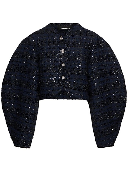 Rotate: Bouclé short jacket - women_0 | Luisa Via Roma