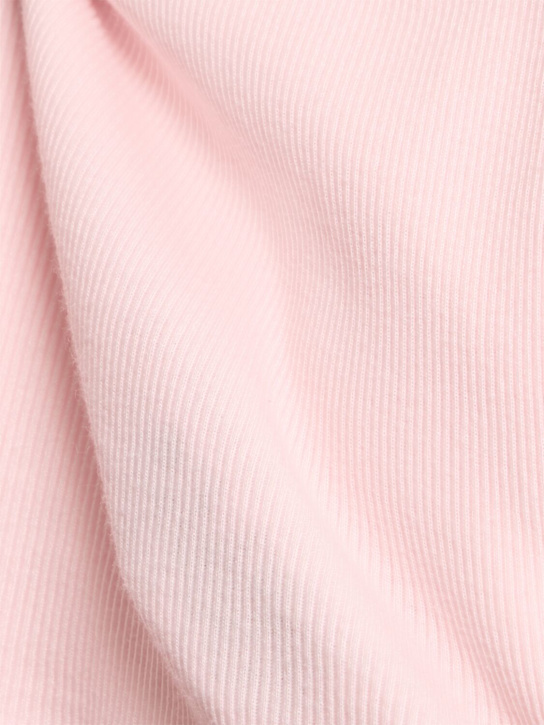 RE/DONE: Cotton ribbed tank top - Pink/Red - women_4 | Luisa Via Roma