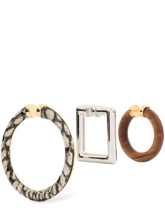 Jacquemus: Set of 3 ear cuffs - women_0 | Luisa Via Roma