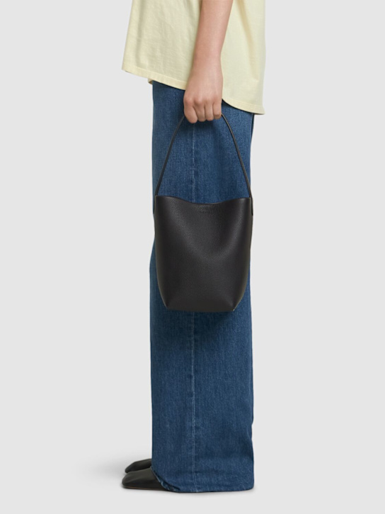 The Row: Small n/s park lux grain tote bag - Midnight - women_1 | Luisa Via Roma
