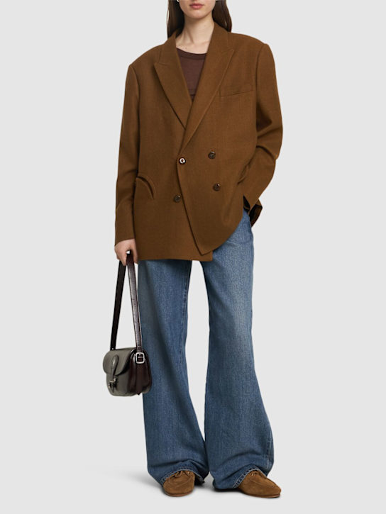Blazé Milano: Kallima Nightbreak silk blazer - Light Brown - women_1 | Luisa Via Roma