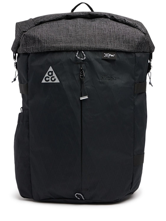 Nike: ACG Aysén backpack - Black/Black/Met - men_0 | Luisa Via Roma