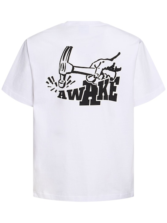 Awake NY: Hammer s/s t-shirt - White - men_3 | Luisa Via Roma