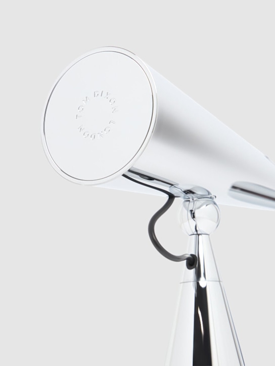 Tom Dixon: Pose Task Silver LED table lamp - Silver - ecraft_4 | Luisa Via Roma