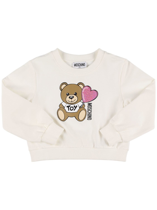 Moschino: Sweatshirt aus Baumwolle - kids-girls_0 | Luisa Via Roma