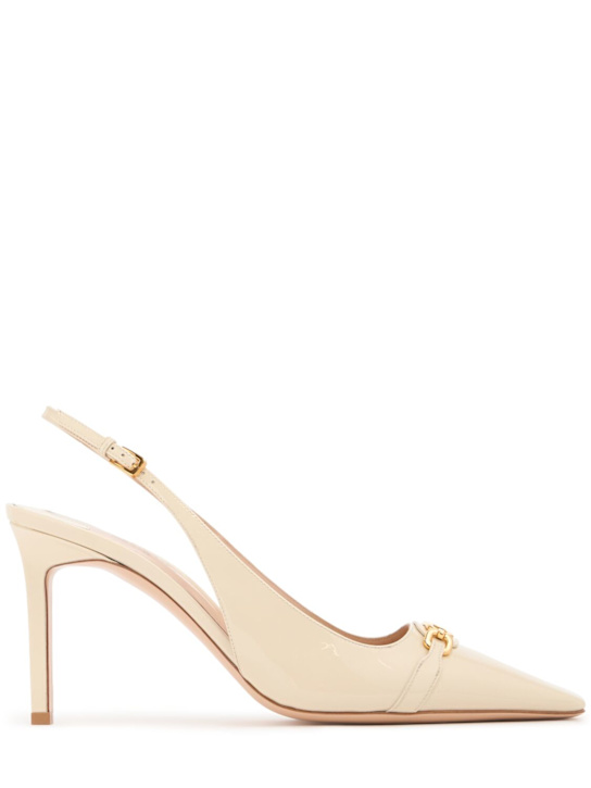 Tom Ford: 85mm Patent leather slingbacks - women_0 | Luisa Via Roma