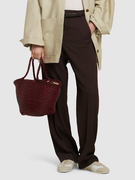 Dragon Diffusion: Martha leather top handle bag - Bordeaux - women_1 | Luisa Via Roma