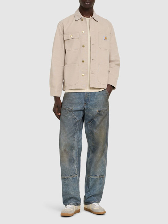 Roy Roger's: Digital Print Statement帆布裤子 - 牛仔 - men_1 | Luisa Via Roma