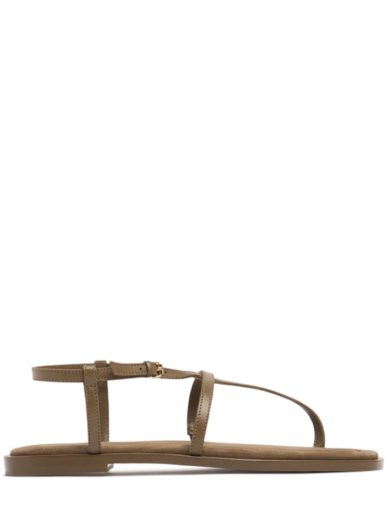 A.EMERY: Remly スエードサンダル 10mm - ダークグリーン - women_0 | Luisa Via Roma