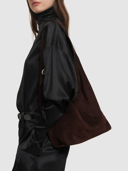 Maeden: Monday suede shoulder bag - women_1 | Luisa Via Roma