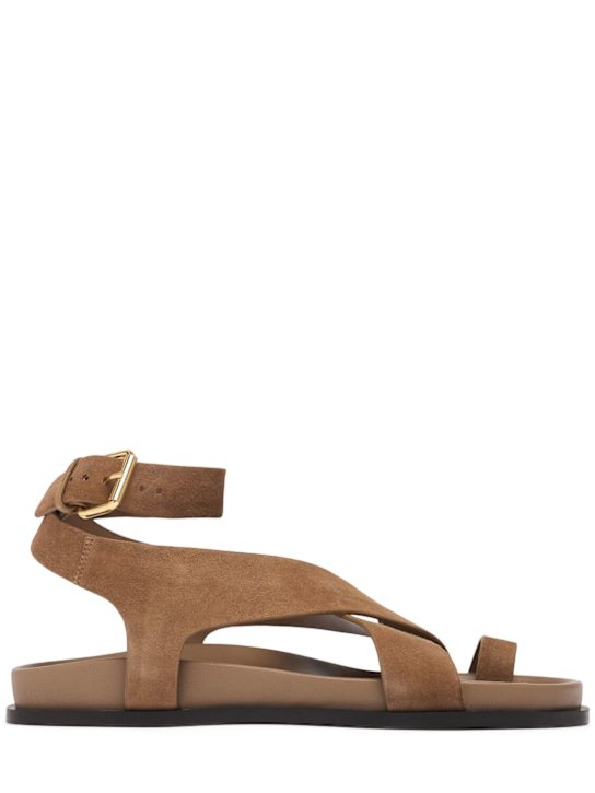 A.EMERY: 20mm Jalen suede sandals - women_0 | Luisa Via Roma