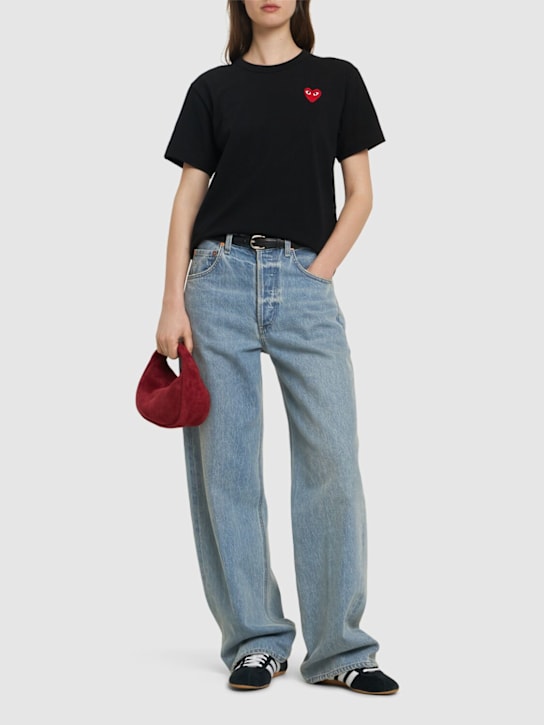 Comme des Garçons Play: コットンTシャツ - women_1 | Luisa Via Roma