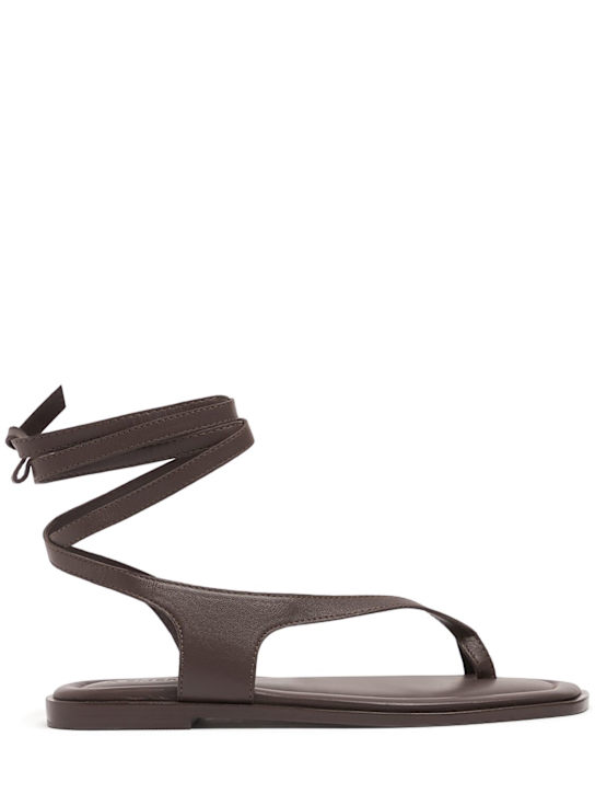 A.EMERY: 10mm Heidi leather sandals - women_0 | Luisa Via Roma