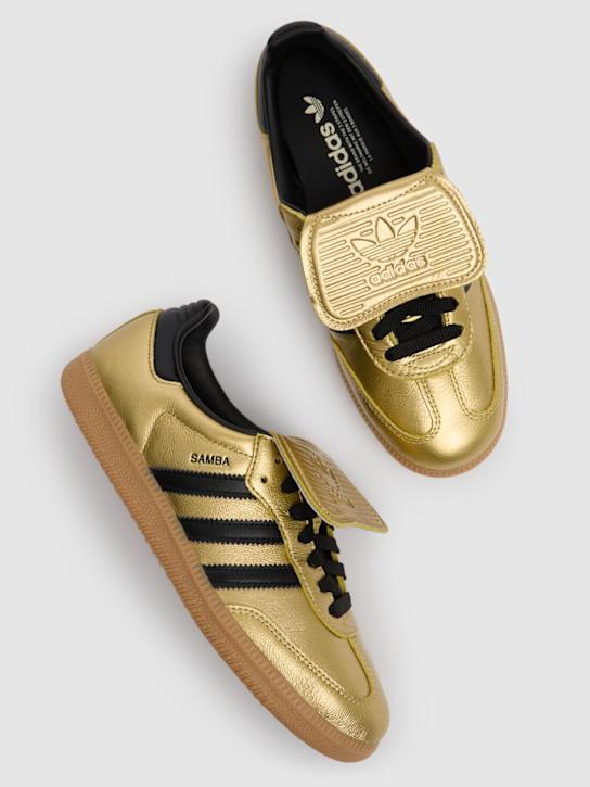 adidas Originals: Samba LT sneakers - Gold/Black - women_1 | Luisa Via Roma