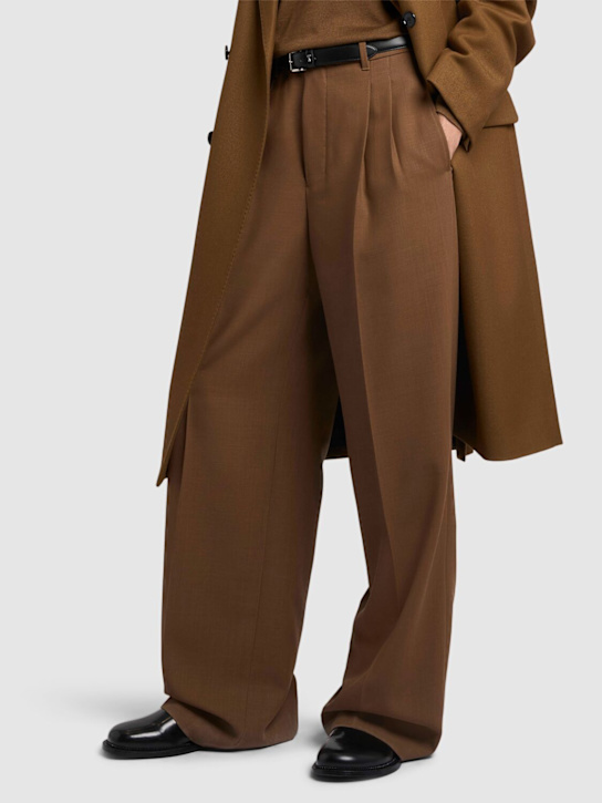 AMI Paris: Leather boots - men_1 | Luisa Via Roma