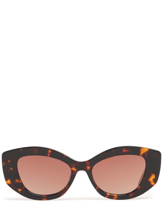 ANINE BING: Rennes round acetate sunglasses - Tortoiseshell - women_0 | Luisa Via Roma